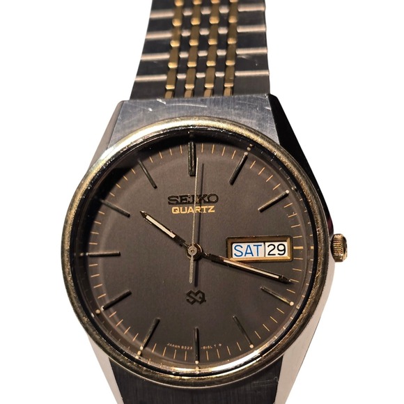 Seiko Other - Vintage Seiko Quartz Two-Tone Watch Old‎ Money Classic Minimal Day Date Timeless
